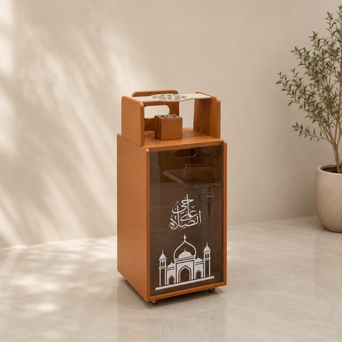 Prayer Mat Organizer with Incense Burner - Khayal art