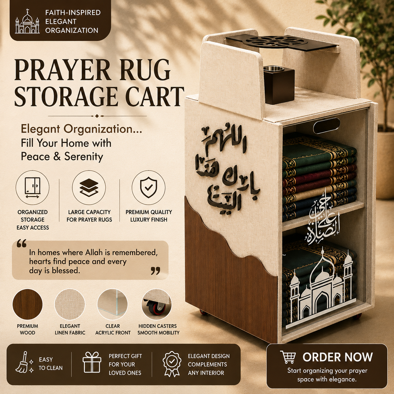 Elegant Organization & Spiritual Serenity in Every Corner of Your Home - Khayal art